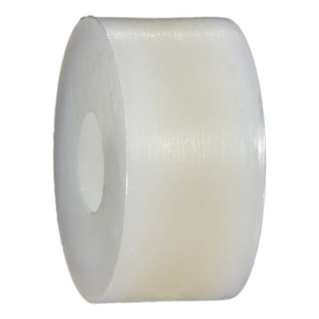 Round Spacer, Nylon, 1 in Overall Lg, 0.17 in Inside Dia, 15 PK